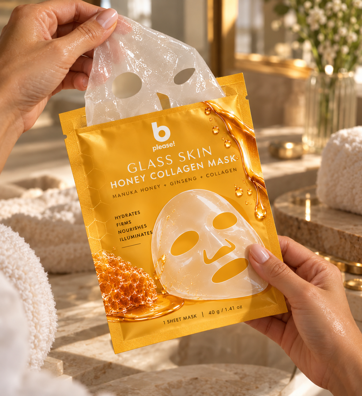 Glass Skin Honey Collagen Mask